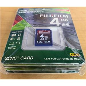 Lot 10x FujiFilm High Performance 4GB SDHC Class 6 Flash Memory Storage SD Card