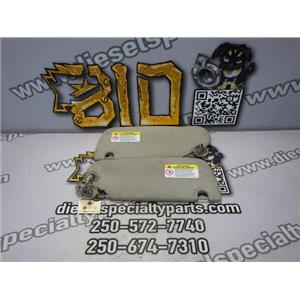 2006 2007 DODGE RAM 3500 2500 5.9 DIESEL G56 4X4 SUN VISORS (2) GRAY EXTENDABLE