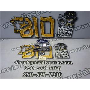 2000 2001 FORD F350 F250 LARIAT 6.8L V10 TRITON AUTO 4X4 EMBLEMS (4) SET OEM