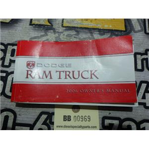 2006 DODGE RAM 1500 5.7 AUTO 4X4 QUAD CAB OEM OWNERS MANUAL