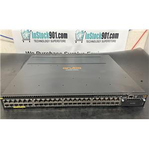 HP Aruba JL074A 3810M 48p PoE+ Switch 2x JL087A + JL084A 4-Port Stacking module