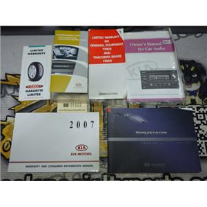 2007 KIA SPORTAGE 2.7L V6 AWD OEM OWNERS MANUAL WITH CASE