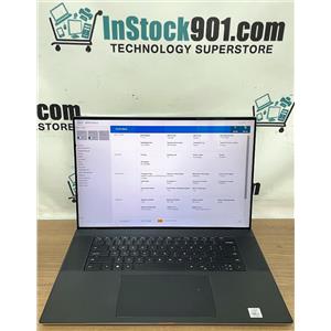 2020 Dell XPS 17 9700 17'' UHD i7-10th 2.3GHZ 8gb RAM NO SSD NO Os PLEASE READ!