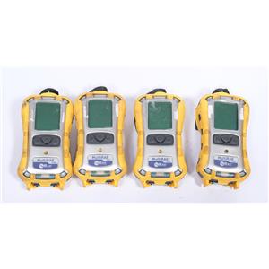 Lot of 4 RAE Systems PGM-6248 MultiRAE Multi Gas Detector Monitor OXY CO S02 VOC