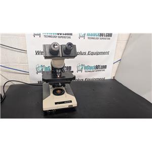 Olympus Microscope BH-2 with Binocular Head & 10x, 60x, 100x Objectives