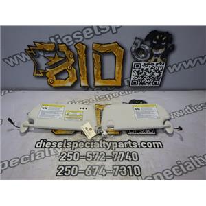 2013 2014 FORD ESCAPE TITANIUM 2.0 AWD SUN VISORS ( 2 ) LIGHT TAN OEM