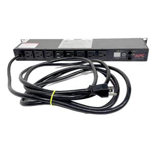 APC AP7900B Switched Rack PDU 1U 1.4kW 120V 15A 8 NEMA 5-15R outlet