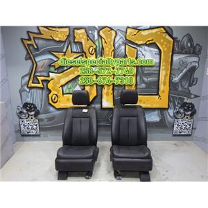 2012 2013 FORD EXPEDITION EL LIMITED FRONT BLACK LEATHER SEATS HEATED COOLED DVD