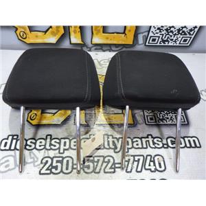 2012 2013 FORD F150 XLT 3.5 ECO BOOST AUTO 4X4 FRONT SEAT CLOTH HEADRESTS BLACK