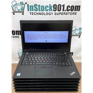 LOT 6 Lenovo ThinkPad T470s 14'' FHD LED i5-6300U 2.4GHz 8gb RAM 256gb SSD READ!