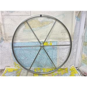 Boaters' Resale Shop of TX 2604 0402.02 DESTROYER 28" STEERING WHEEL - 1" SHAFT