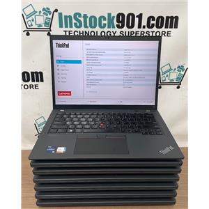 LOT 7 Lenovo ThinkPad T14 14'' Iris Xe i7-12 2.1GHz 16gb RAM NO SSD NO Os READ!!