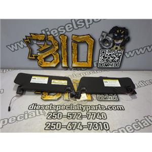 2011 2012 FORD F150 5.0 EXT CAB LONG BOX AUTO 4X4 SUN VISORS ( 2 ) BLACK OEM