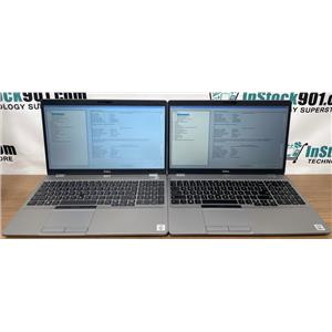 LOT 2 Dell Precision 3550 15.6 FHD i7-10th 1.80GHz 8gb RAM 256gb SSD NO Os READ!