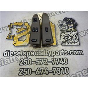 2002 2003 FORD F350 F250 XLT 4X4 7.3L POWER WINDOW LOCK SWITCH'S BROWN (2) OEM