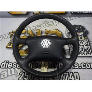 2003 2004 VOLKSWAGEN JETTA 1.9L DIESEL 5-SPEED SEDAN STEER WHEEL BLACK