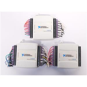 Lot of 3 National Instruments NI USB-6525 Digital I/O Devices Isolation Over USB