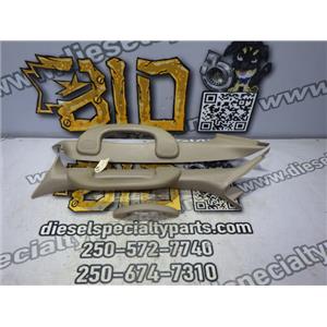 2002 2003 FORD F350 F250 XLT 4X4 7.3L A PILLAR GRAB HANDLE SET (3) TAN OEM