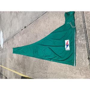 Boaters' Resale Shop of TX 2604 1801.14 SHORE SAILS 3'6" x 14' GREEN SAIL COVER