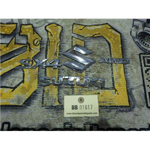 2012 2013 SUZUKI SX4 2.0L AUTO AWD HATCHBACK OEM EMBLEMS BADGE SET (4)