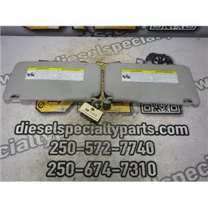 2012 2013 SUZUKI SX4 2.0L AUTO AWD HATCHBACK OEM SUN VISORS (SET) LIGHT GRAY