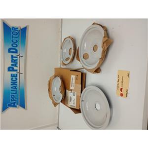 WHIRLPOOL RANGE W10291024 DRIP BOWL KIT NEW OEM