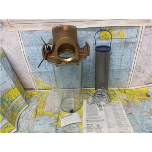 Boaters' Resale Shop of TX 2605 0201.02 GROCO STRAINER w S.S. BASKET ARG-2500-S