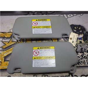 2008 2009 HYUNDAI ACCENT GLS 1.6L MANUAL FWD OEM INTERIOR SUN VISORS (SET) GRAY
