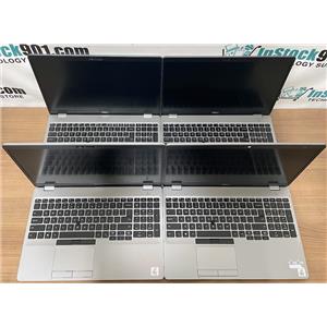 LOT 4 Dell Latitude 5510 15.6 FHD i5-10 / i7-10 1.60GHz 8gb RAM NO SSD READ!