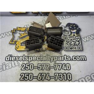 1999 2000 FORD F350 XLT 7.3 DIESEL ZF6 4X4 DASH HVAC HEATER VENTS SET TAN (6)