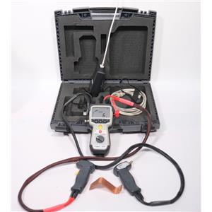 Megger MOM2 BD-59070 240a Handheld Micro-ohmmeter With Black & Red Kelvin Probes