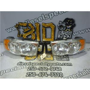 2003 2004 DODGE 3500 2500 5.9 DIESEL 4X4 NV5600 HEADLIGHTS ( PAIR ) AFTERMARKET