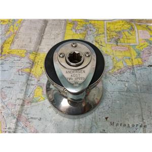 Boaters' Resale Shop of TX 2605 0903.01 ANDERSEN 40ST SELF-TAILING 2 SPEED WINCH
