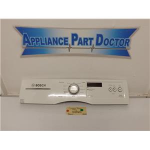 Bosch Dryer 00677461 00677799 Control Panel w/Board Used