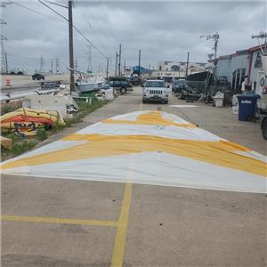 Hard Sails Spinnaker w 37-0 Luff & Leech Boaters' Resale Shop of TX 2605 0202.91
