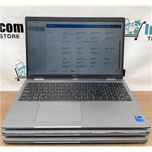 LOT 3 Dell Latitude 5520 15.6'' Iris Xe i7-11th 2.80GHz 8gb RAM 250gb SSD B.S.L!