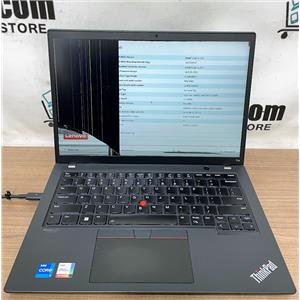 Lenovo ThinkPad T14 Gen 3 i7-1260P 2.10GHz 8gb RAM NO SSD BAD SCREEN READ!