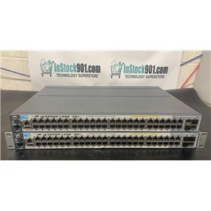 Lot 2 HP 2920-48G PoE+ 48-Port Gigabit Ethernet Managed Network Switch J9729A