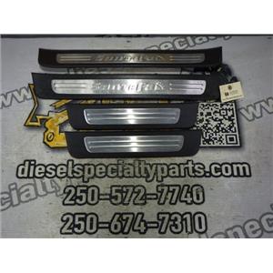2010 2011 SANTA FE SE 3.5 V6 AUTO SUV AWD OEM DOOR SILL SCUFF TRIM PLATES SET 4