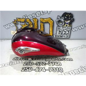 1999 2000 KAWASAKI VULCAN NOMAD TOURING 1500CC OEM GAS FUEL TANK TWO TONE RED