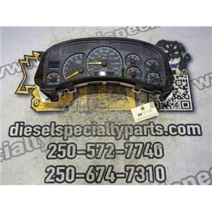 1999 2000 GMC SIERRA 2500 6.0 AUTO 4X4 EXT CAB INSTRUMENT GAUGE CLUSTER KMH OEM