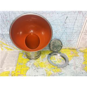 Boaters' Resale Shop of TX 2605 2305.21 STAINLESS STEEL 4" COWL VENT & PLATE