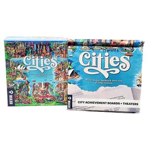 Cities Base Game + Cities: City Achievement by Devir Games - SEALED