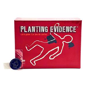 Planting Evidence: The Card Game + Metal Token by Tin Robot Games - SEALED