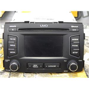 2012 2013 KIA SORENTO EX 3.5 AUTO OEM RADIO STEREO AM/FM CD SAT UVO JUKEBOX