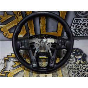 2012 2013 KIA SORENTO EX 3.5 AUTO OEM STEERING WHEEL W/ AUDIO CRUISE (LEATHER)