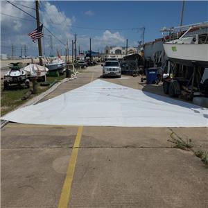 RF Jib by UK Sails w Luff 48-1 from Boaters' Resale Shop of TX 2605 3001.94