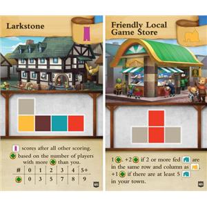 Tiny Towns FLGS and Larkstone Promo Cards by AEG - SEALED