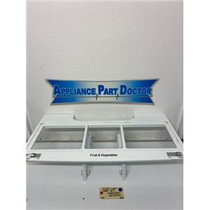 LG Refrigerator ACQ85428613 AEC73317502 Crisper Drawer Frame & Rails Used