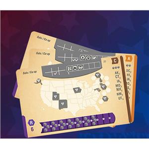 Campaign Trail 2nd Ed Advanced Solo Mode by Grey Fox Games - SEALED